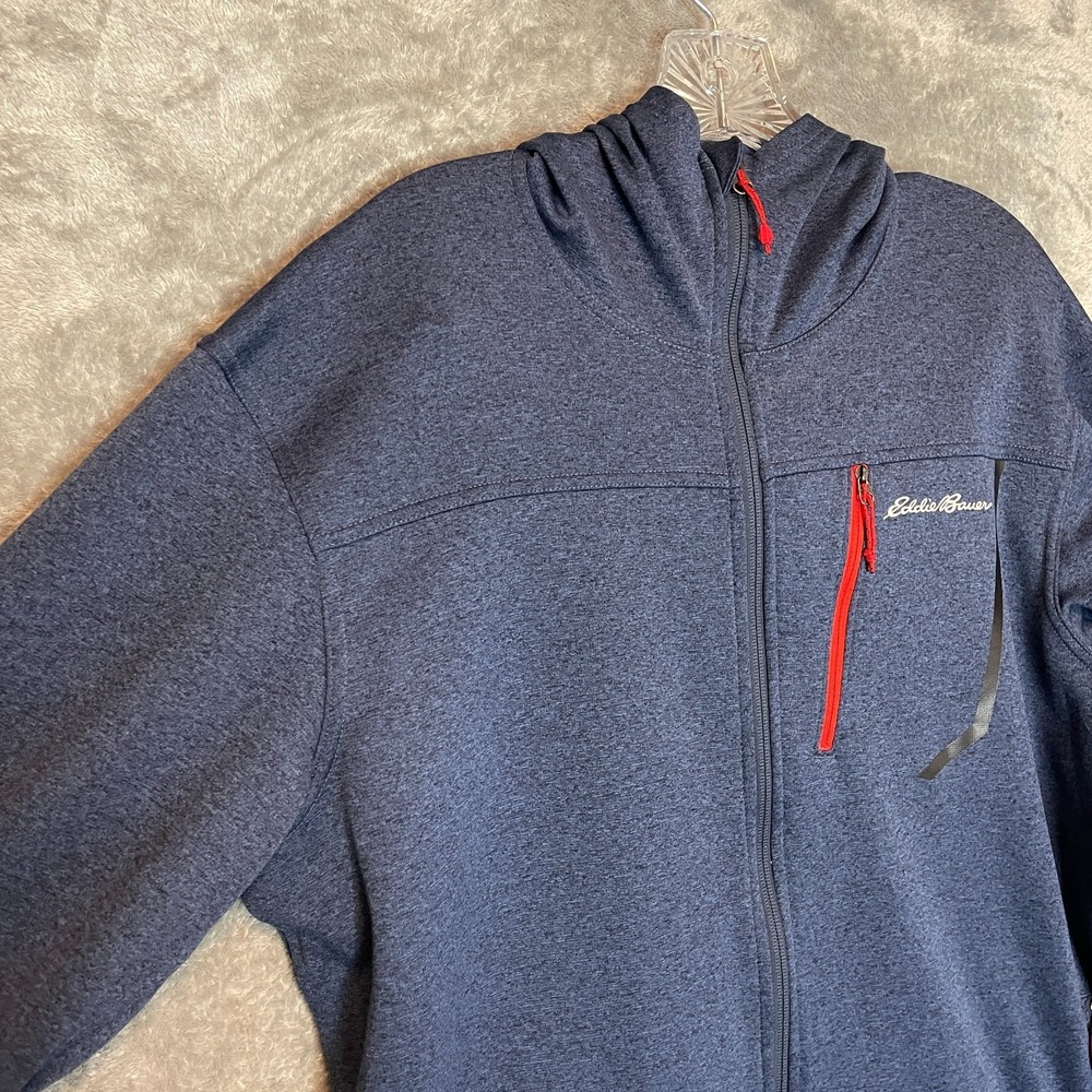 Eddie Bauer First Ascent Cloud‎ Layer Hybrid Full Zip Hoodie L Outdoor Techwear
